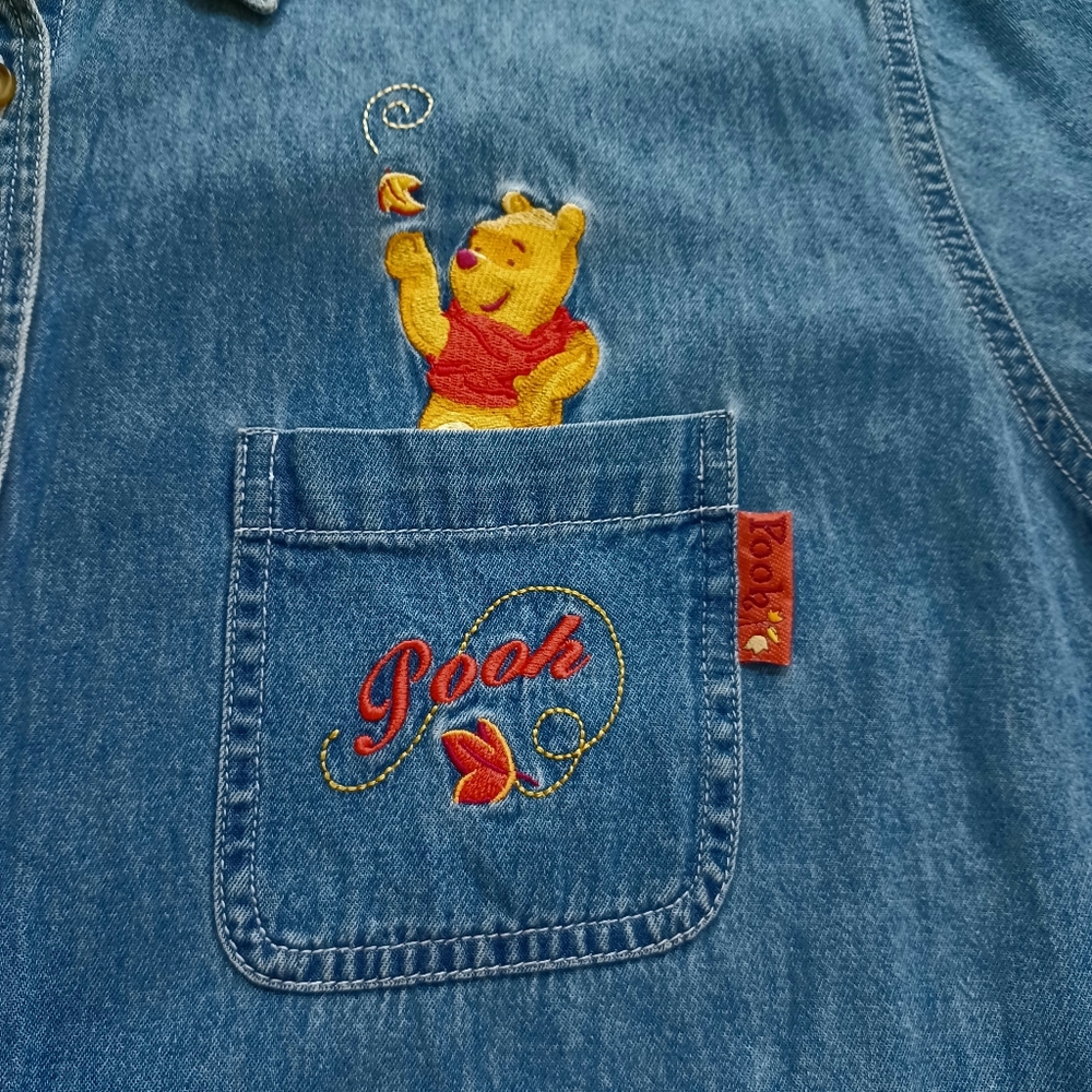 Vintage Winnie the Pooh Denim Shirt